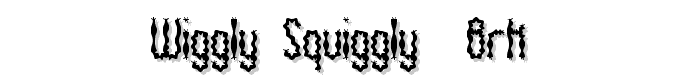 Wiggly Squiggly -BRK- font